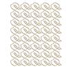 40Pcs Paper Clip Golden Apples Shape Creativity Personality Large Size Craft Paperclip for Home Offi