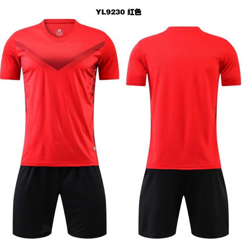 Short-Sleeved Football Uniform Set, Men'S And Women'S Spring And Summer Competition Training Uniforms, Children'S Primary School Student Team Jerseys,