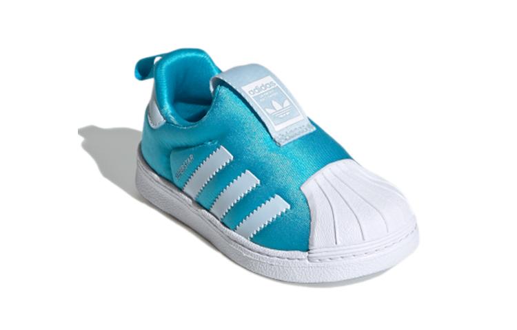 adidas Originals SUPERSTAR 360 Comode Traspiranti Basse Scarpe da Skateboard Blu Neonato e Bambino FV7227