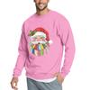 Christmas Print Loose Fit Round Neck Sweatshirt For Men