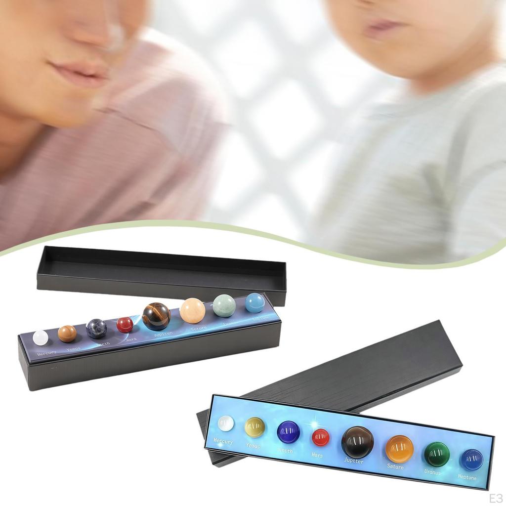 Sonnensystem Acht Planeten Dekorationen Kugeln Ball Set für Büro Zuhause Schreibtisch