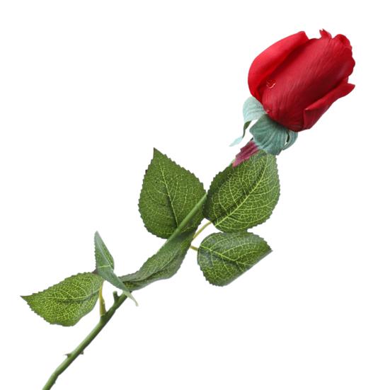 Rose Flower Buds Realistic Faux Silk Roses Bouquets Fake Flower Arrangement