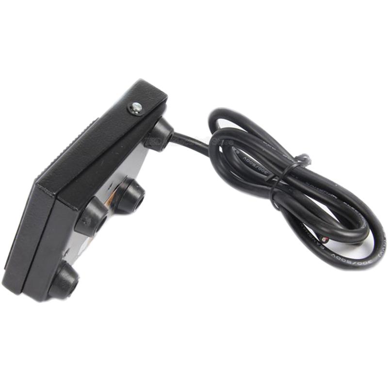 Interruptor de pedal eléctrico momentáneo TFS-1, de metal, antideslizante, negro, 250 V CA, 10 A, resistente al agua, SPDT, encendido y apagado, 1 NA, 1 NC.