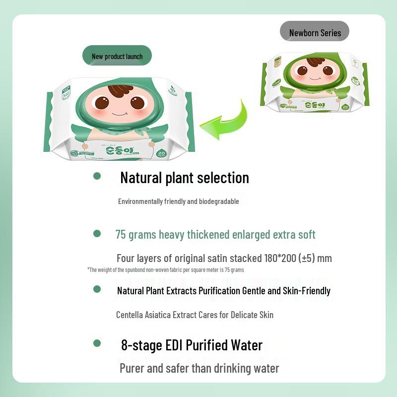 Soonsooni Baby Hand & Mouth Wipes