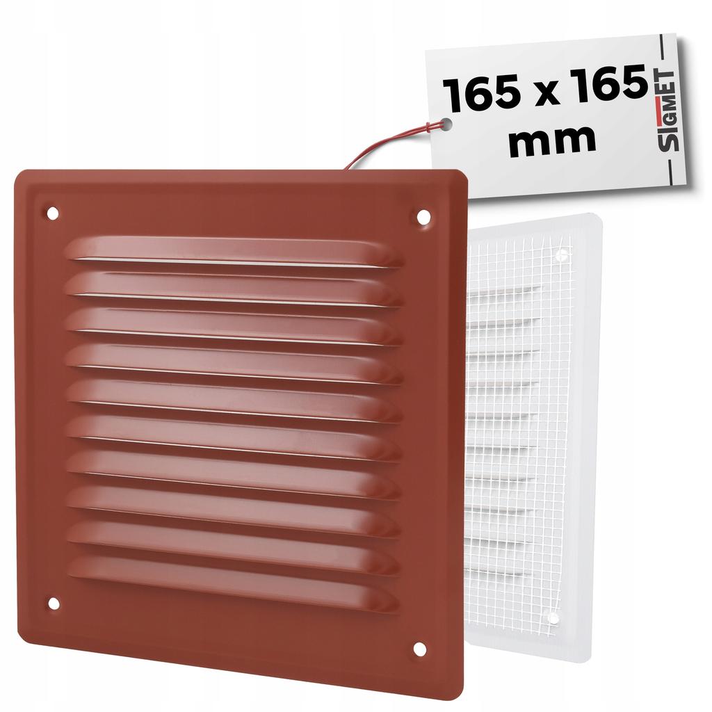 Metal Painted Grille 14X14 Screwed Brick