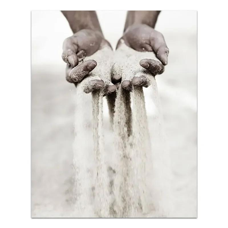 Black White Romantic Hand In Hand Canvas Painting Poste Love Quotes Wall Art Print Fashion Picture Couples Lovers Room Decor