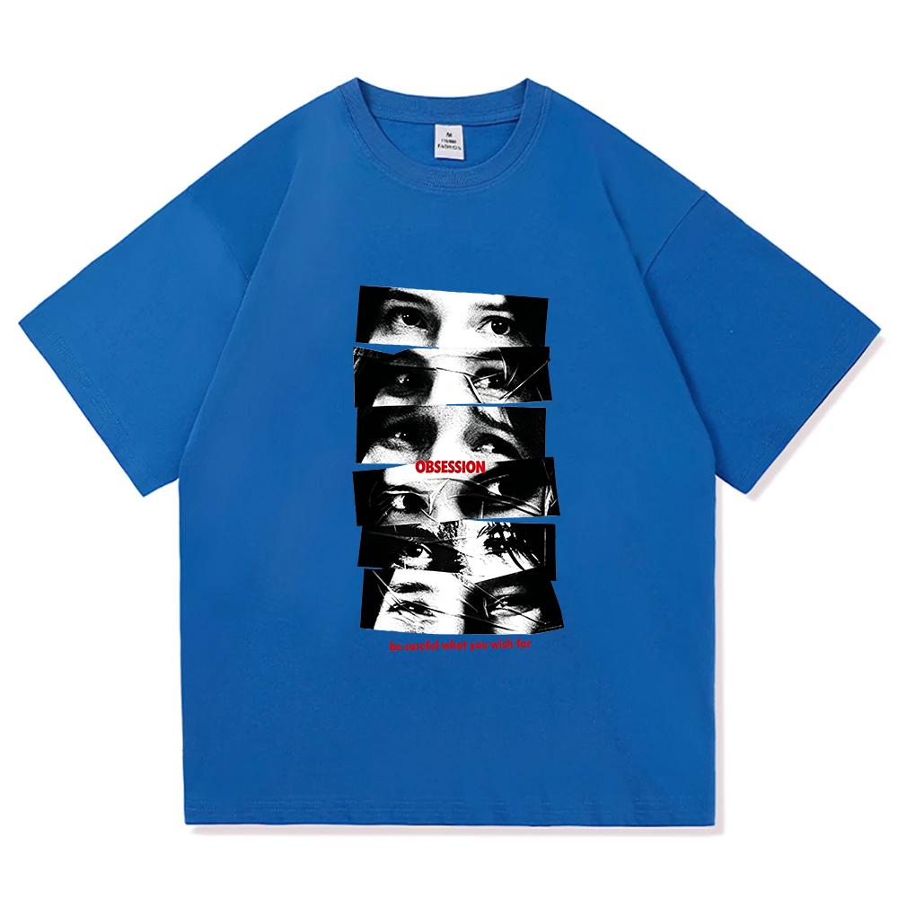 T-shirt Obsessione Cinematografica Nikki Eyes Unisex Streetwear Cotone Moda Manica Corta T-shirt Larghe Design Estivo Grafica Merch Magliette