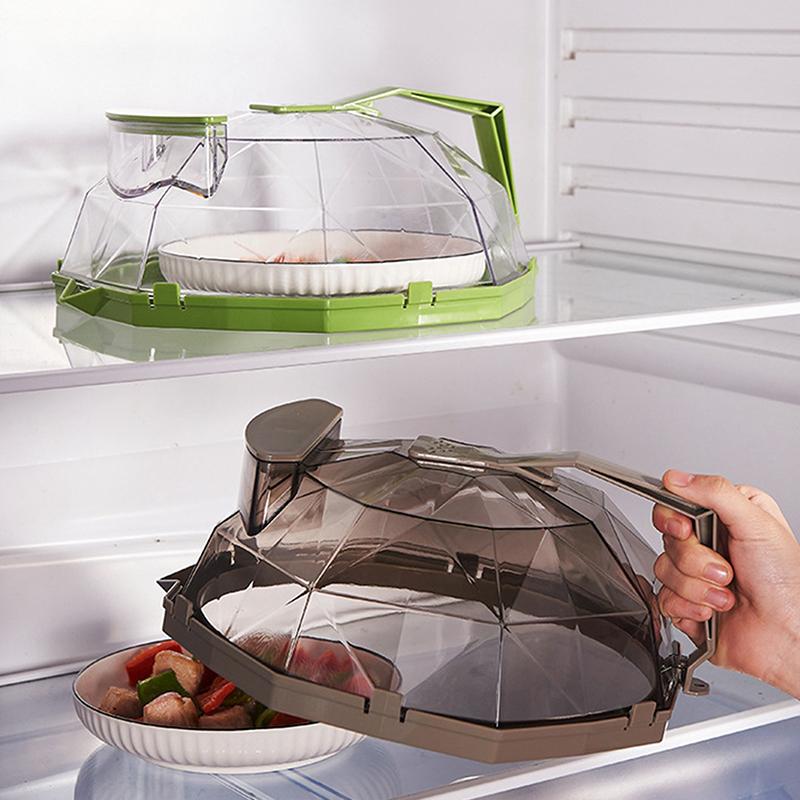 Magnetronafdekking Voor Voedsel Transparante Magnetron Spatdeksel Met Stoomkoker En Handvat 10 Inch Bordafdekkingen Keukengadgets