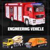 MAN SCANIA Fire Engine Cement Mixer Garbage Truck Simulation Diecast & Toy Vehicle RMZ City 1:64 Alloy Car Model Gifts For Children