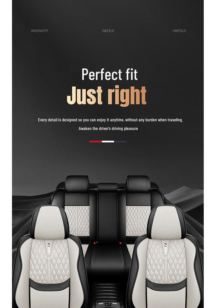 Universal All-Season Full Surround Car Seat Cushion Cover