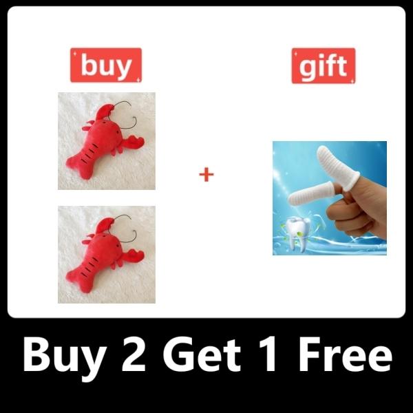 Dog Toy Plush Pet Toy Puppy Crayfish Type Voice Doll Anti-Bite Interactive Training Toys for Dogs Pet Supplies Dog