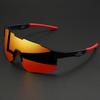 Oversized Colorful Sports Sunglasses - Wraparound Design, UV400 Unisex Comfort Fit for Cycling, Hiking & Outdoor