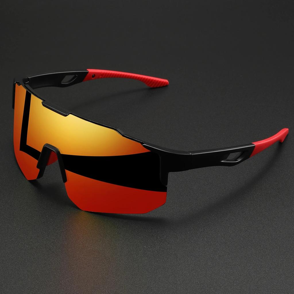 New UV400 Protective Sports Eyewear - Lightweight Full-Cover Lens, Unisex Wrap-Around for Cycling, Hiking & Daily Use