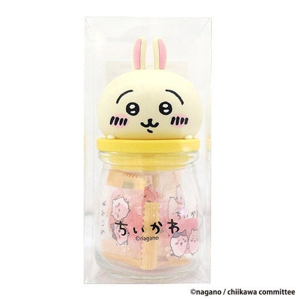 Toman Toys Chiikawa Candy Bottle Rabbit [Candy Candy].Cute Candy Bottle with a Design That Looks Li Cute Candy Bottle with a Design That Looks Like It