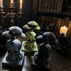 Unique Artistic Resin Sculpture 3D Printed Tree of Life Skull Figurine, Gothic Desktop Ornament for Dark Academia Home Accessories Office Decor,