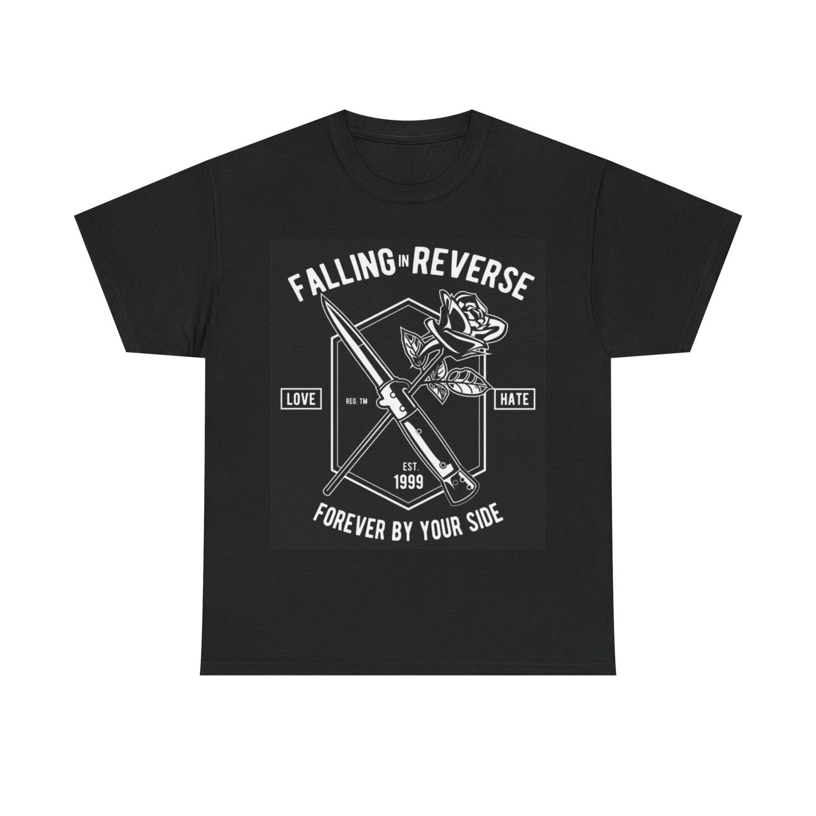 

Falling in Reverse T-shirt Vintage Punk rock merch Unisex Heavy Cotton Tee L