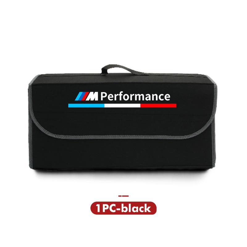 XZFG7 Universal Car Trunk Storage Box Portable Travel Organizer Bag For BMW Performance M Alpina E71 E83 F30 M6 F01 F20 X1 X2 X3
