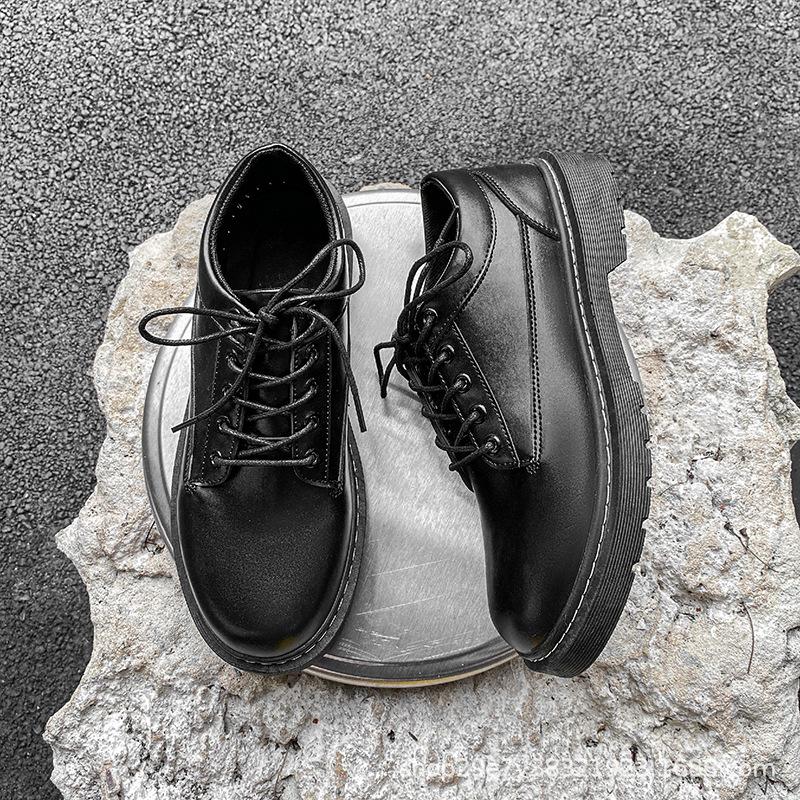 Leather shoes soft-soled men's shoes 2025 spring new breathable men's business dress casual leather shoes British versatile trendy shoes