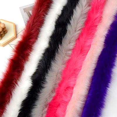 1PC Mode Plüsch Rand Künstliche Pelz Kleidung Materialien Trim Bänder DIY Nähen Kostüm Band Bänder