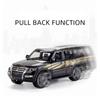 1/32 Scale Mitsubishis Pajero Suv Alloy Model Car Metal Diecast Vehicle Toy Model Collection Simulation Sound Light Toy for Kids Gift