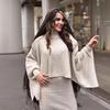 2025 Autumn Hepburn-Style Knit Sweater and Skirt Set for Women