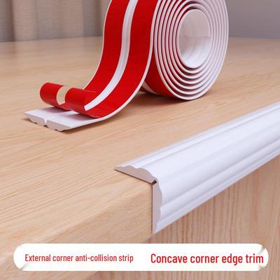 Self-Adhesive Anti-Collision Edge Protector: Children's Wall, Table & Corner Safety Strip with Seam Stickers.