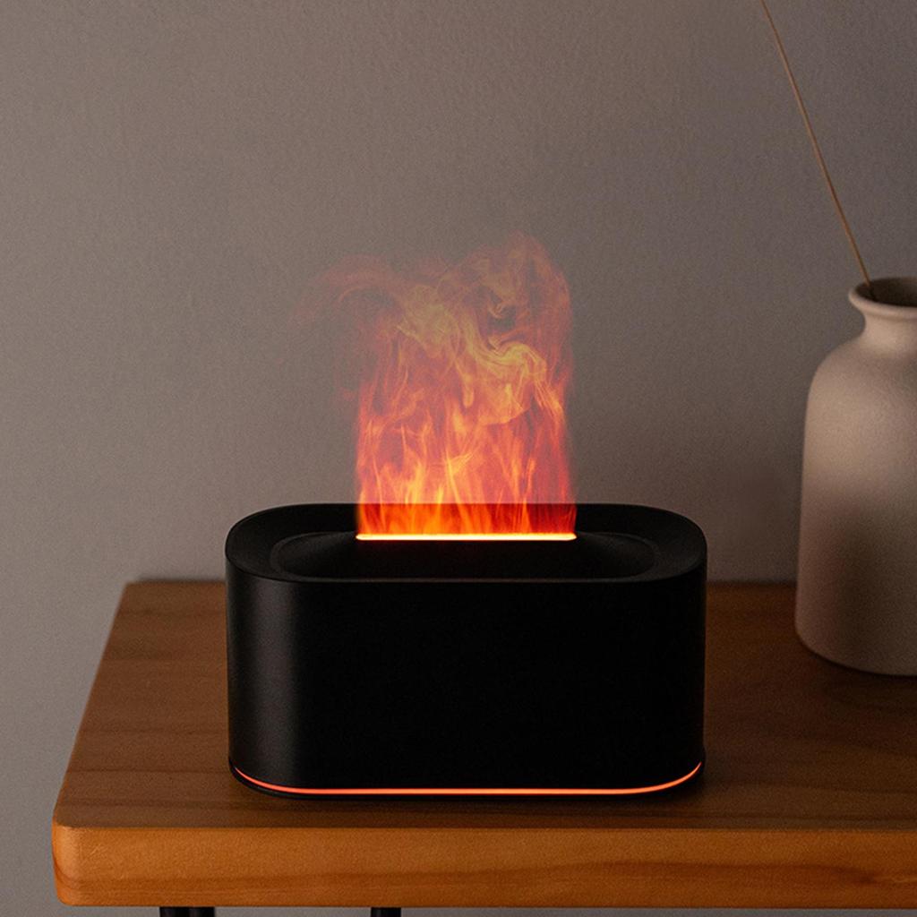 Flame Aroma Diffuser 220ml Scent Equipment With 7-Color Lights Cool Mist Scent Diffuser For Homeowners Apartment Living Room
