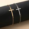 A Women's Bracelet, Simple Cross Classic Fashion Bracelet, Suitable for Daily Wear and Vacation Wear