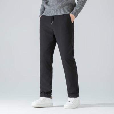 2024 Winter Men's Goose Down Straight-Leg Thermal Pants X401312419F