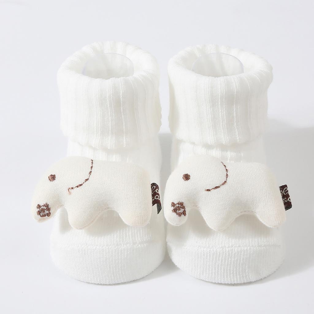 Dicke Bodensocken Niedliche Cartoon Kleinkindsocken Weiche Kleinkind Babysocken Tierdesigns für Herbst Winter Halten Füße warm