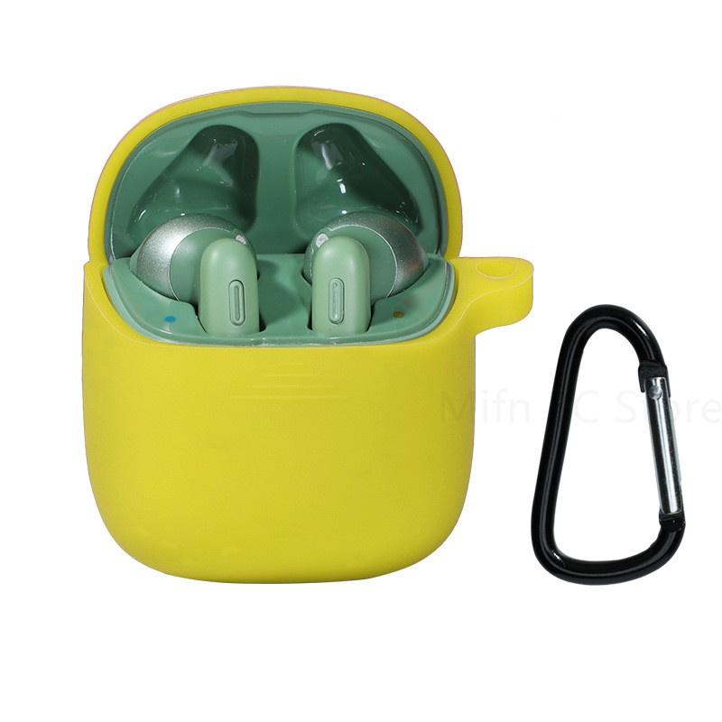 Für JBL Tune 220TWS/JBL Tune 225TWS Silikonhülle mit Schlüsselanhänger Soft Skins Schutzhülle für JBL Tune 220TWS wasserdichte Hülle