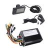 Kit de Contrôleur de Vélo Électrique 350W à 500W Détection Automatique Contrôleur Sans Balais avec Affichage S866 Accélérateur au Pouce 20A pour Modification