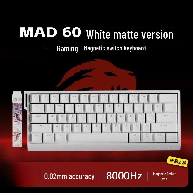 E-Sport 60% Gaming-Tastatur: Magnetische Achse, 61/68 Tasten