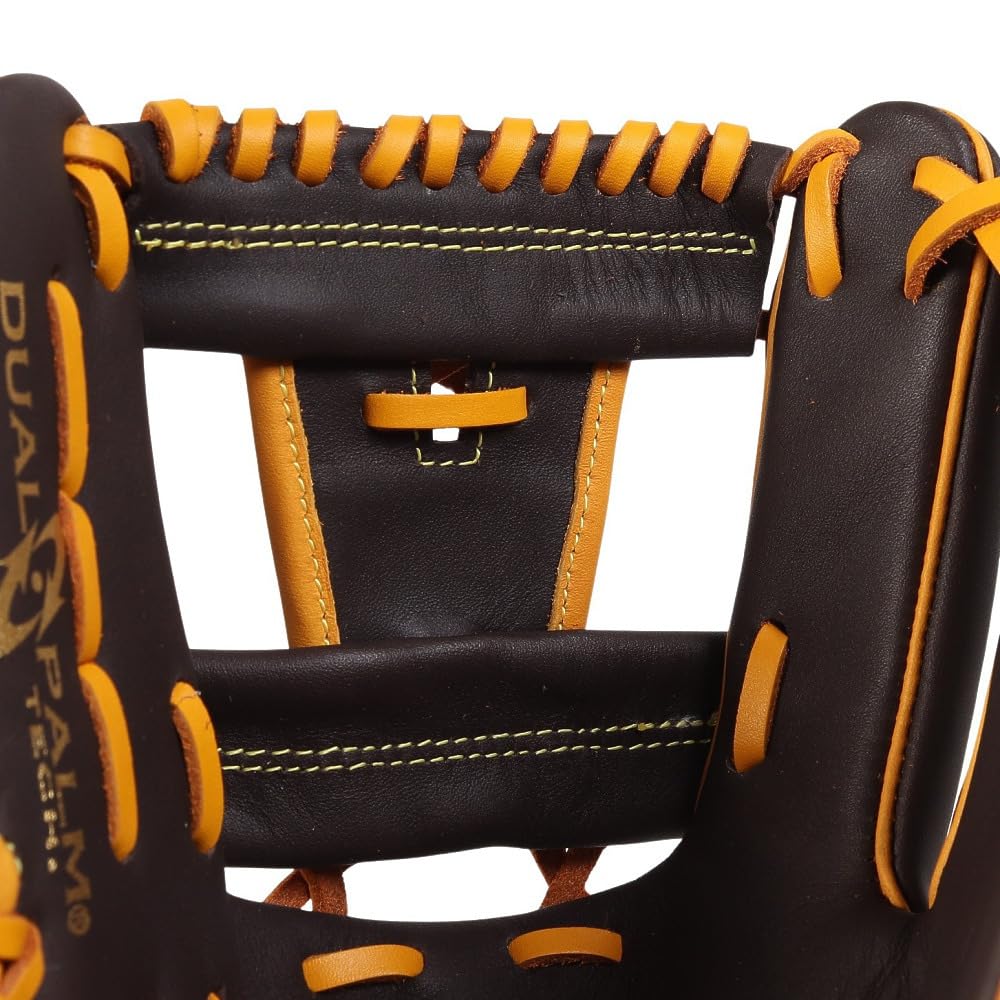 Rawlings Padres HYPER TECH MLB TEAM GR5HTMN62 Baseball Size Glove, Softball, Adult, [Infielder's Glove], 11.25 (Right-Handed Thrower, Left-Handed)