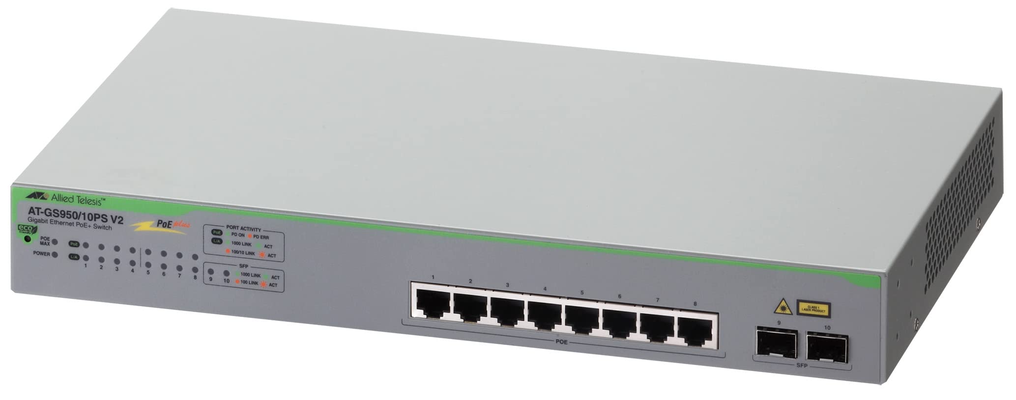 

Allied Telesis V2 Switching Hub 4627R AT-GS950/10PS сірий колір