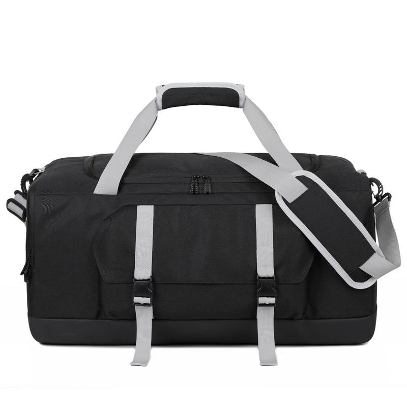 Dry and Wet and Separate Shoes Yoga Gym Bag Large Capacity Fashionable Contrasting Color Portable Pressure-reducing Travel Bag