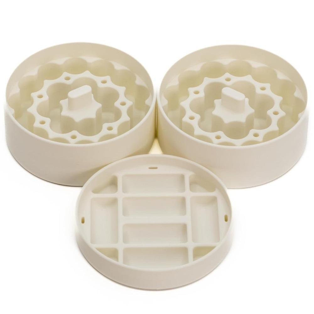 2/3Pcs Leak Free Vial Storage Inserts Reusable Leak-Proof Food Jar Inserts Easy to Clean and Reusable 3ml Vial Size