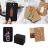 50pcs Keyring Card Jewelry Packaging Supply Jewelry Keychain Holder Card Selling