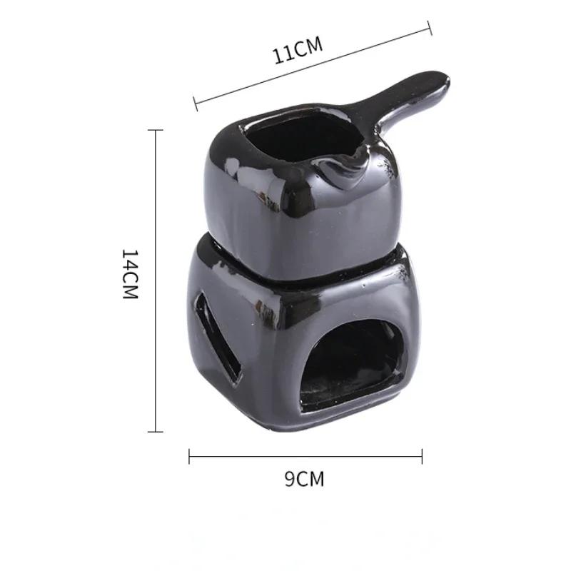 Ceramic Tea Warmer Split Incense Burner Aroma Essential Oil Lamp Candel Heating Holder Wax Melting Furnace Home Decoration