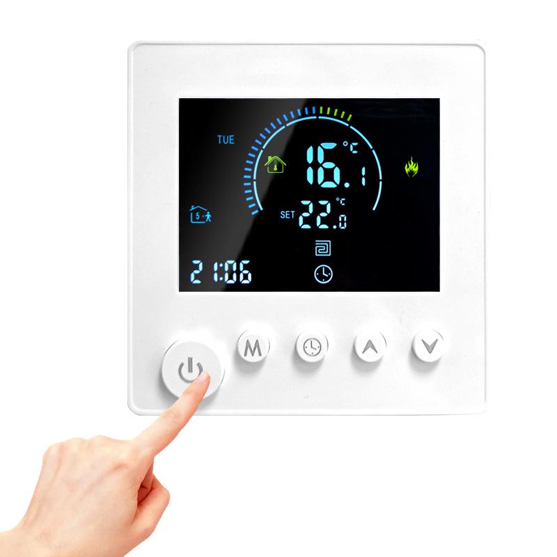 Smart WiFi LCD Floor Heating Thermostat for Electric and Water Systems