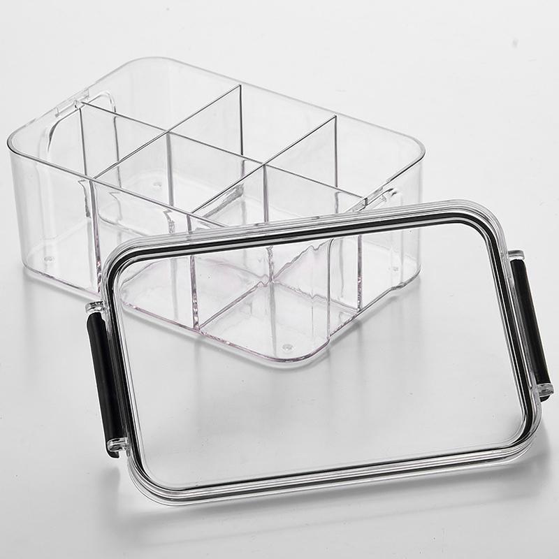 Divided Plastic Food Storage Containers Clear Organizers With Airtight Lids Seal Jar For Snacks, Dried Fruits Home Items