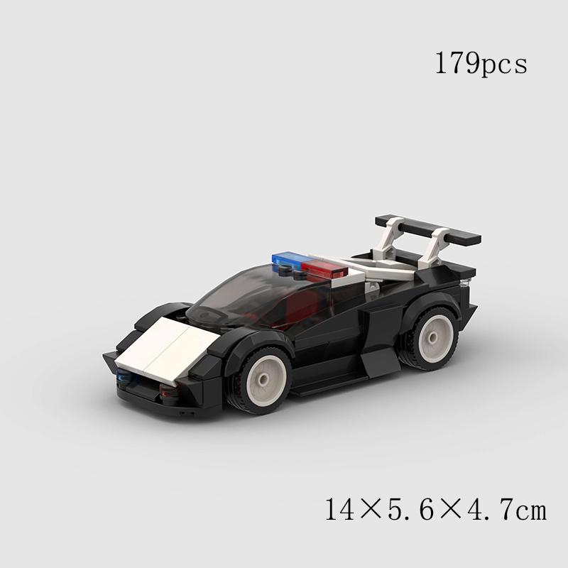 MOC Classical Speed Old Car City Super Racer Model Building Blocks Technical Sports Racing Vehicle Bricks Christmas gift Kid Toy