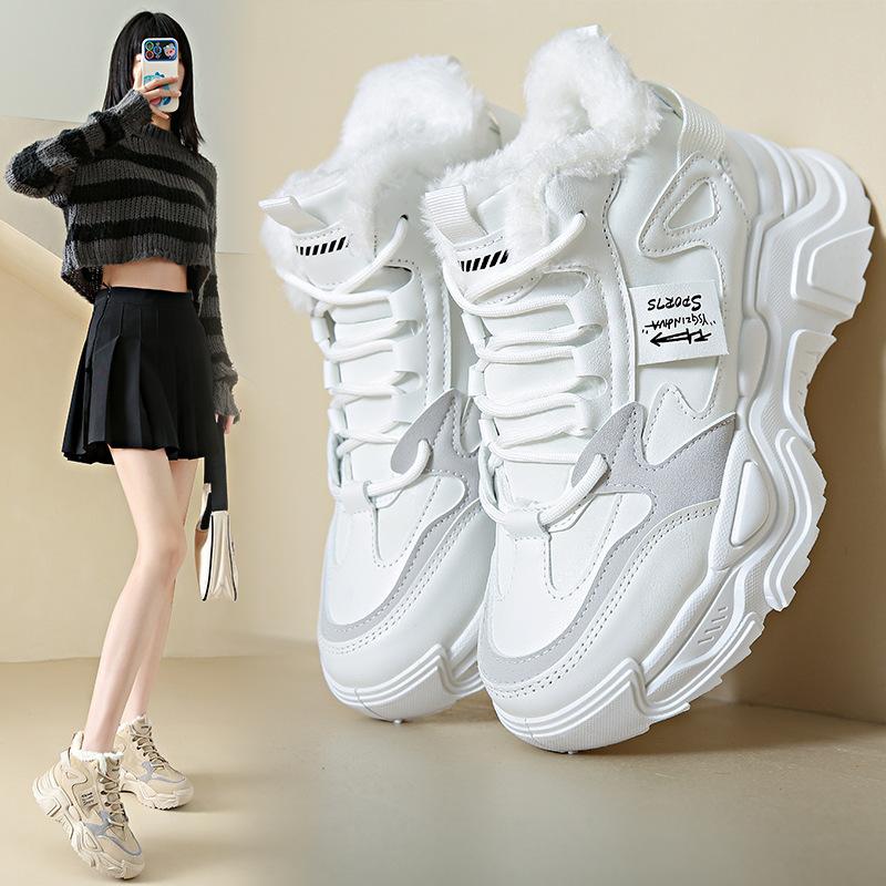 The New Price Is Excellent, the Cotton Shoes Are Thickened In the Winter of 2025, and the Northeast Women's Short Boots Are High-top Large Sports and