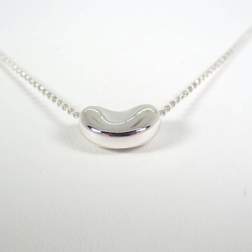 [Used] TIFFANY 925 Bean Pendant/Necklace/g508-60
