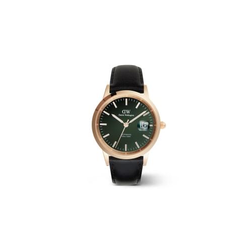 Daniel Wellington DW Iconic Link Automatic Sheffield RG Emerald Enamel Men's Watch. This brand-name automatic watch is perfect for men in their 20s, 3