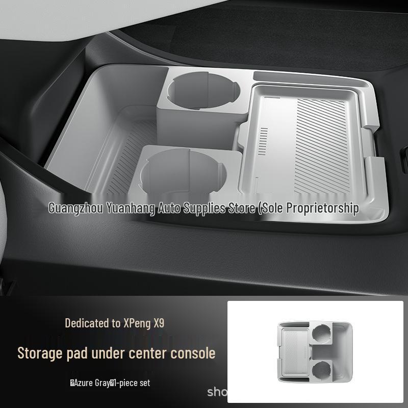 Xiaopeng X9 Center Console Silicone Glasses Storage Box Car Accessory