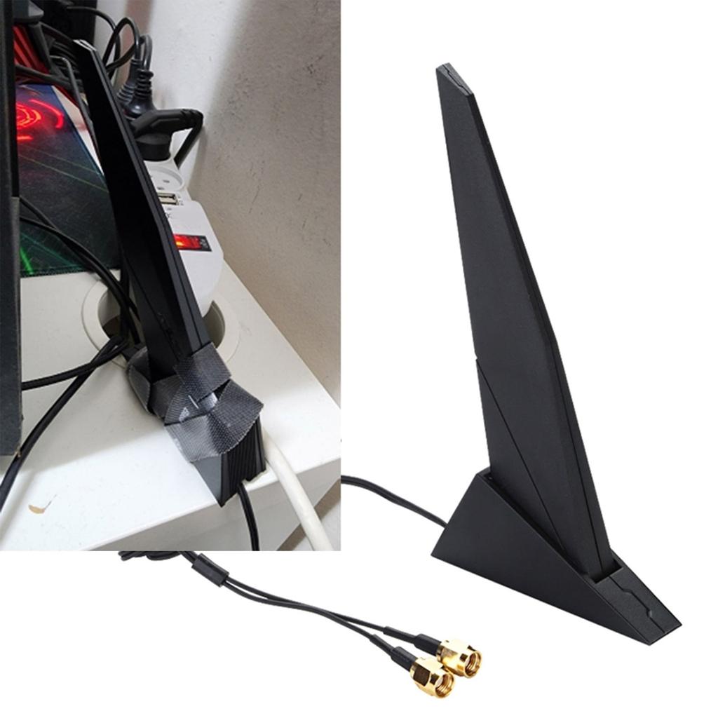 Antena Wifi Original 2T2R Tri-Band 2.4G 5G 6G Booster para Placa-Mã de PC Router de Rede ROG Z390 Z490 X570 B460 B360