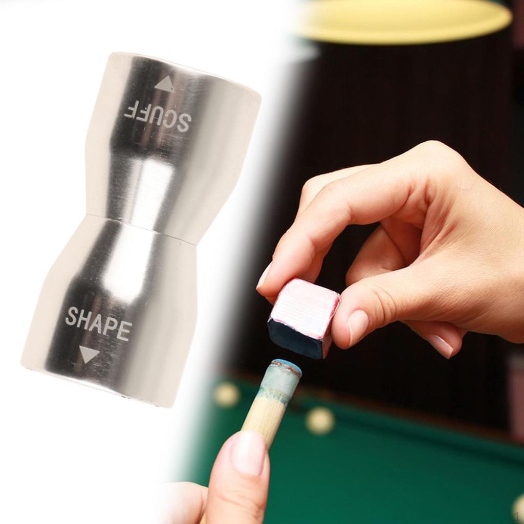 Billiard Pool Cue Tip Shaper 3 in 1 Tool Stick Repair