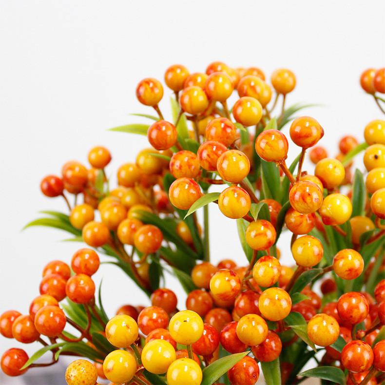 Simulated Foam Fruit Christmas Berry Home Decoration Artificial Simulated Plant Blueberry Fruit Fortune Fruit Red Fruit Branch