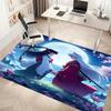 1pc Inuyasha & Kagome Print Area Rug - Soft, Washable Non-Slip Indoor Mat, Living Room, Home Office Decorative Rug,Office Decorative